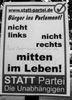 nicht links - nicht rechts - mitten im Leben